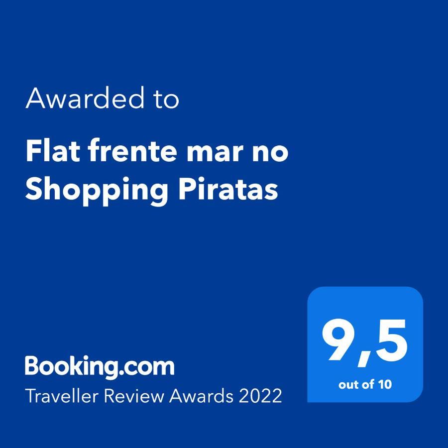 Апартаменты Flat Frente Mar No Shopping Piratas , Com Estacionamento Gratuito Ангра-дус-Рейс Экстерьер фото